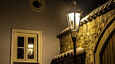 No�ní kouzlo zasn�ené Prahy. (9. ledna 2026)