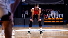 Viktor P�lpán z Basketu Brno b�hem utkání s USK Praha.