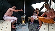 Zá�itkové saunování na Karvinském mo�i pokra�uje v ned�li 25. ledna. Po...