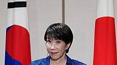 Japonská premiérka Sanae Takai�iová za Liberáln� demokratickou stranu funkci...