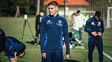 Péter Baráth b�hem tréninku Sigmy Olomouc.