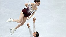 ANNA VALESIOVÁ A MARTIN BIDA�. Deváté místo p�i spole�ném debutu.