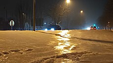 Ledovka v okolí Zli�ína (13. ledna 2026)