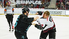 Jan Bambula (vlevo) svádí p�stní souboj s Filipem Chlapíkem.