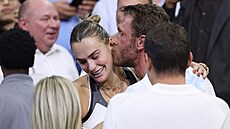 Aryna Sabalenková se svým partnerem Georgiosem Frangulisem. Sv�tová jedni�ka a...