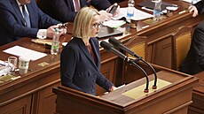 Sch�ze Poslanecké sn�movny. Zuzana Mrázová, ministryn� pro místní rozvoj. (13....
