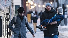 Praha se potýkala op�t s ledovkou. N�které chodníky a cesty stále nebyly...