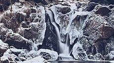 Mrazivé po�así vykouzlilo v p�írod� úchvatné scenérie. Vodní toky zamrzají a...