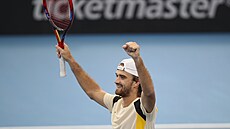 Radost Tomá�e Machá�e ve finále v Adelaide.