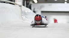 Anna Fernstädtová b�hem 1. kola závodu v Altenbergu.