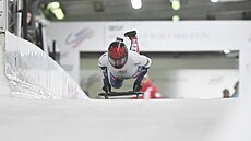 Anna Fernstädtová b�hem 1. kola závodu v Altenbergu.