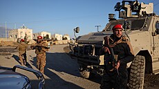 Mezi syrskou armádou a kurdskými silami SDF vypukly nové boje. Snímek pochází z...