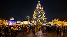 Adventní trhy v �eských Bud�jovicích. (prosince 2025)