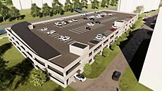 Parkovací d�m na sídli�ti Porty� nabídne 450 míst.