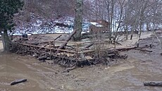 Do �eky Dyje se u Podmy� na Znojemsku dostala kejda z protr�ené jímky. Proud...