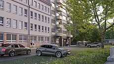 Spole�nost CFIG chce p�estav�t rohový d�m nedaleko podchodu na Karlovin�....