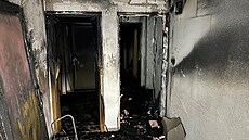 Po�ár bytovky v Horom��icích. Hasi�i z domu zachránili 25 lidí. (12. ledna 2026)
