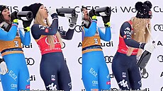 Vonnovou na stupních vít�z� v Tarvisiu potrápilo �ampa�ské