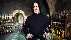 Alan Rickman v roli profesora Snapea v Harrym Potterovi