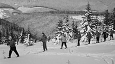 Zimní dovolená na horách m�la v dob� socialismu pevný �ád, ale i své kouzlo....