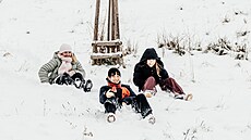 Prahu zasáhlo intenzivní sn�ení. (9. ledna 2026)