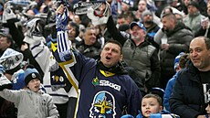 Kladno, 18.1. 2026, Rytí�i Kladno - Olomouc, hokejová extraliga. Fanou�ci...