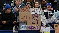 Kladno, 18.1. 2026, Rytí�i Kladno - Olomouc, hokejová extraliga. Fanou�ci...