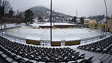 Povrly, 13. 1. 2026. Zimní stadion Ji�ího Svobody, p�ípravy na Povrly Outdoor...