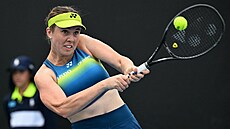 Linda Nosková v prvním kole Australian Open.