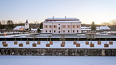 Na zámku, renesan�ní italské vile, Kratochvíle u Netolic na Prachaticku v...