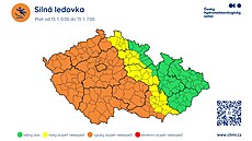 Výstraha p�ed silnou ledovkou (12. ledna 2025)