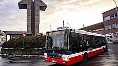 Zatá�ka u výjezdu ze Smíchovského autobusového nádra�í, kde ráno autobus srazil...