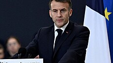 Macron nav�tívil vojenskou základnu v Istres na Jihu Francie (15. ledna 2026)