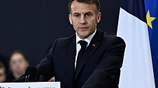 Macron nav�tívil vojenskou základnu v Istres na jihu Francie. (15. ledna 2026)