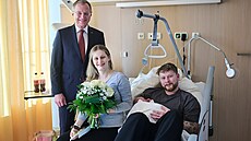 Fotka s prvním miminkem roku 2026 ve spolkové zemi Horni Rakousy