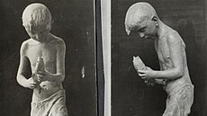 Um�lec Ji�í Jílek je mimo jiné autorem díla Chlapec s rybou, které vytvo�il v...