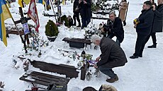 Petr Pavel se p�i náv�t�v� Ukrajiny zú�astnil pietního aktu na Ly�akivském...