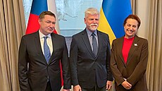 Petr Pavel se p�i náv�t�v� Ukrajiny se�el s p�edsedou vojenské správy Lvovské...