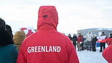 P�vodní obyvatelé Grónska demonstrují na podporu ostrova jako sou�ásti Dánského...