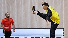 Marco-Jan Terlecki z KP Brno zasahuje.