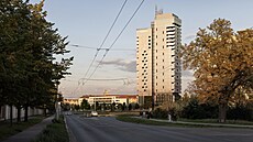 Zájem o byty v budovaných dvou v�ích Sisters mají lidé nejen z Plzn�, ale také...