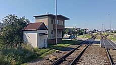 Stav�dlo Kyjov na slavkovsk�m zhlav� ukr�v� mal� �elezni�n� muzeum