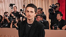 Timothee Chalamet v Los Angeles na Zlatých glóbech (11. ledna 2026)