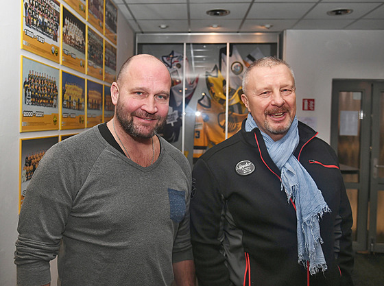 Ji�í �légr a Kamil Havelka, budoucí akcioná�i hokejového Litvínova.