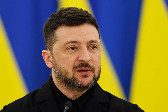 Ukrajinský prezident Volodymyr Zelenskyj (25. ledna 2026)