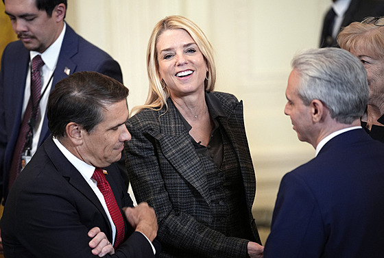 Americká ministryn� spravelnosti Pam Bondiová (15. ledna 2026)