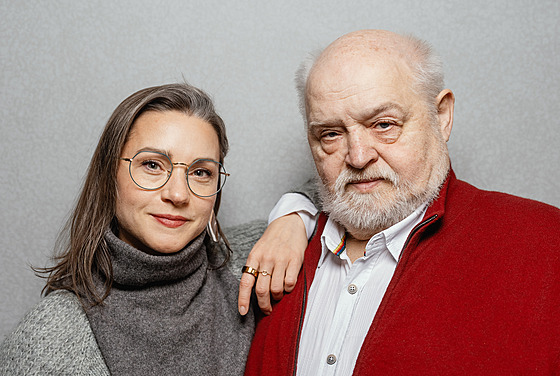 Hana Kusnjerová a její otec Ivan Kusnejr