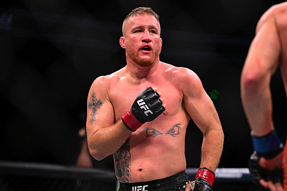 24. ledna 2026, Las Vegas, Nevada. Zápas UFC 324 a zápasník Justin Gaethje.