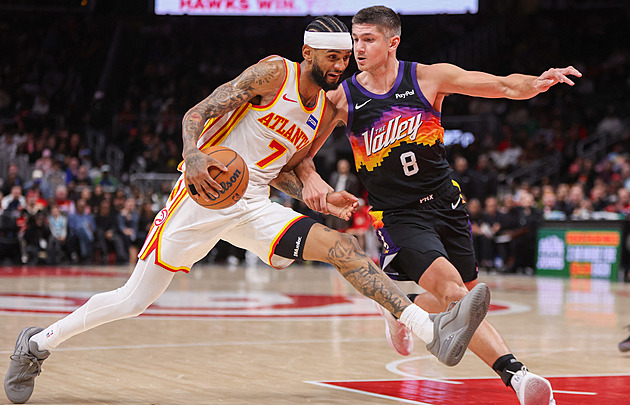 Atlanta v NBA udolala Phoenix, Krejčí hrál jen pět minut. Indiana zaskočila lídra