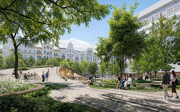 Jeviště Miloše Formana. Náměstí v Pařížské se promění, architekti řešili i obchody